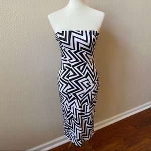 Geometric Midi Dress